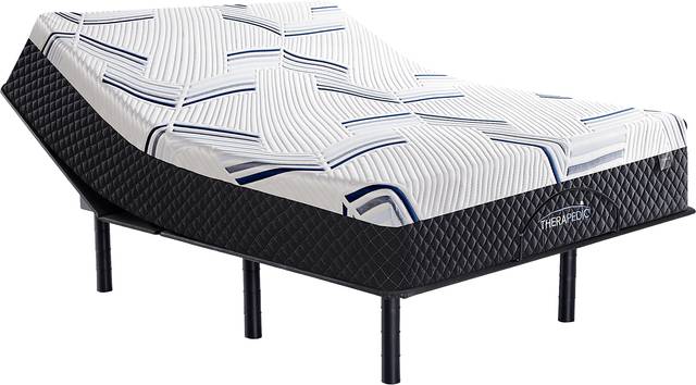 Therapedic Seville Queen Mattress with Head Up Only Base - Thumbnail - Image 1