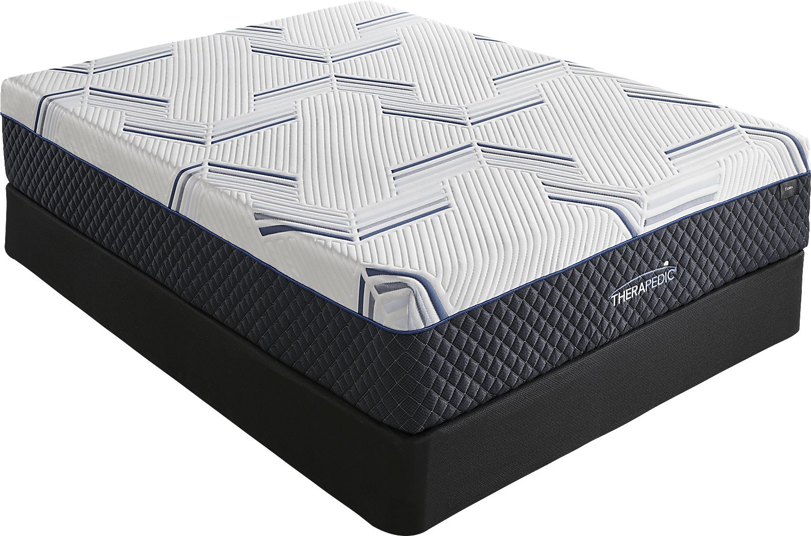 Therapedic Terra High Profile Queen Mattress Set Rooms To Go