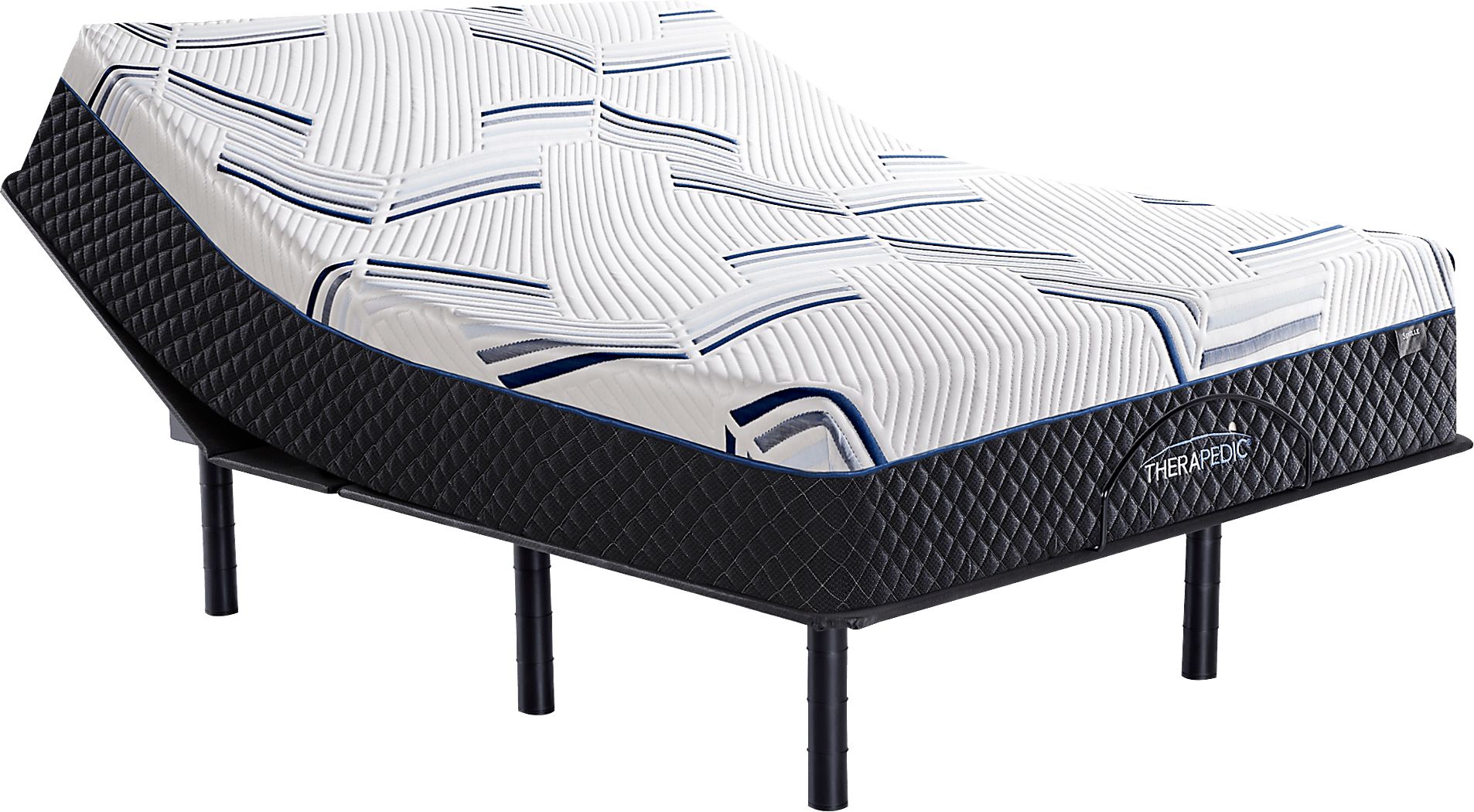 ignite queen size mattress and boxspring by therapedic