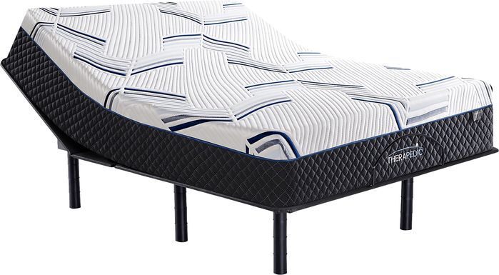 Therapedic Terra Queen Mattress with Head Up Only Base