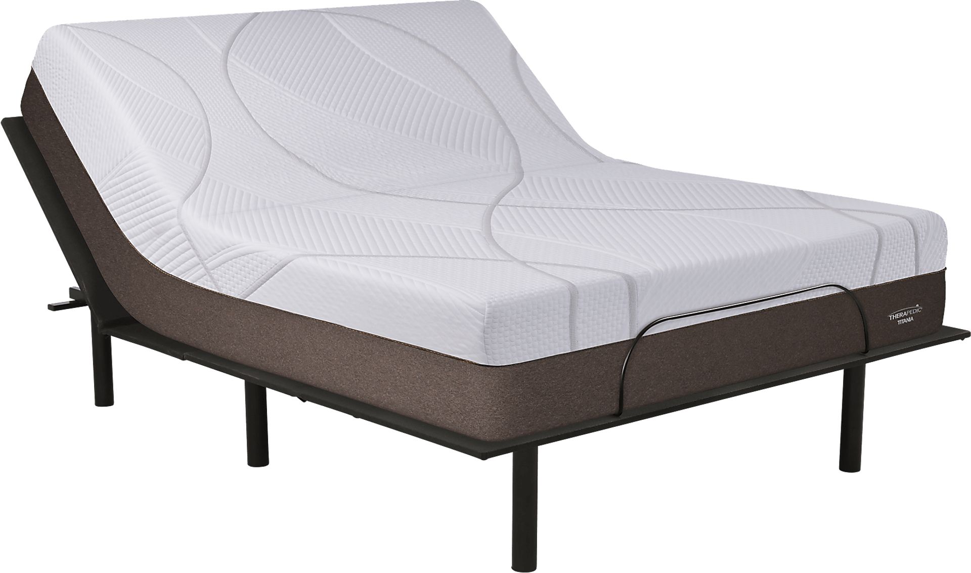 Therapedic Titania King Mattress with RTG Sleep 2000 Adjustable Base - Image 1