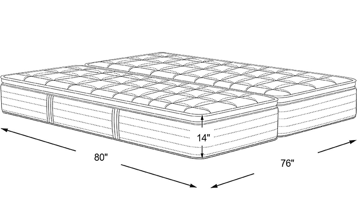 Topaz Split King Mattress