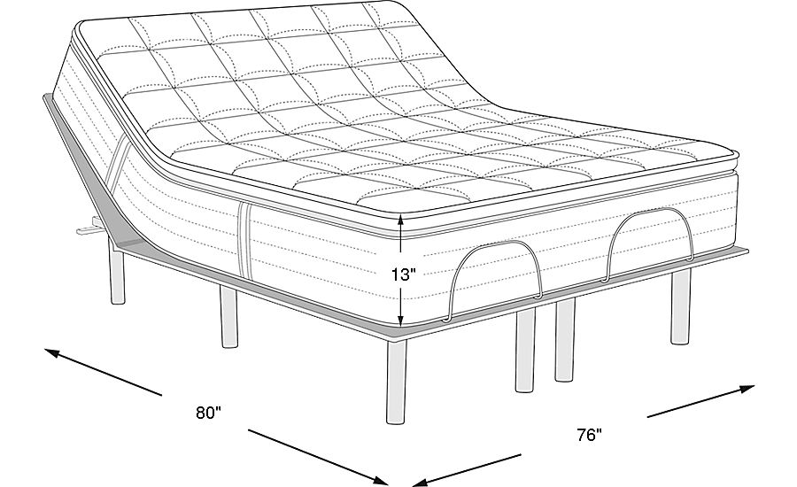 Therapedic Zenith Split Head King Mattress | Rooms to Go