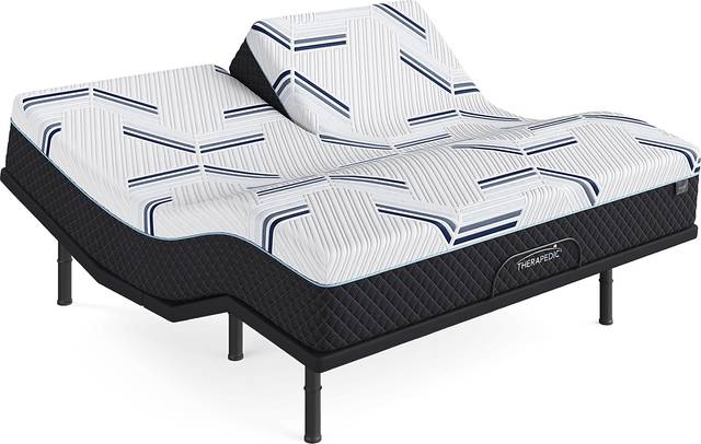 Therapedic Zenith Split Head King Mattress with DualFlex Split Head Base - Thumbnail - Image 1