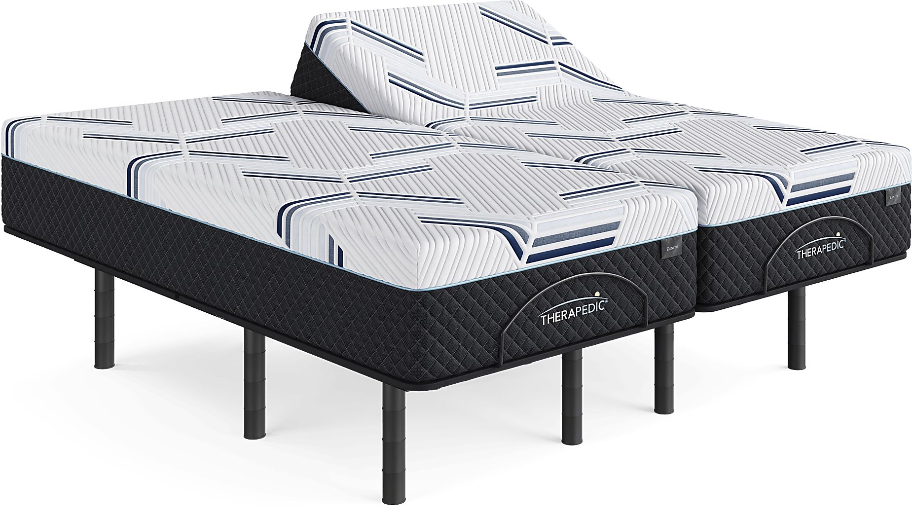 Therapedic Zenith Adjustable Split King Mattress | Rooms to Go