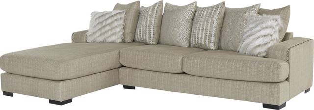 Thessaly Beige 2 Pc Sectional - Thumbnail - Image 1