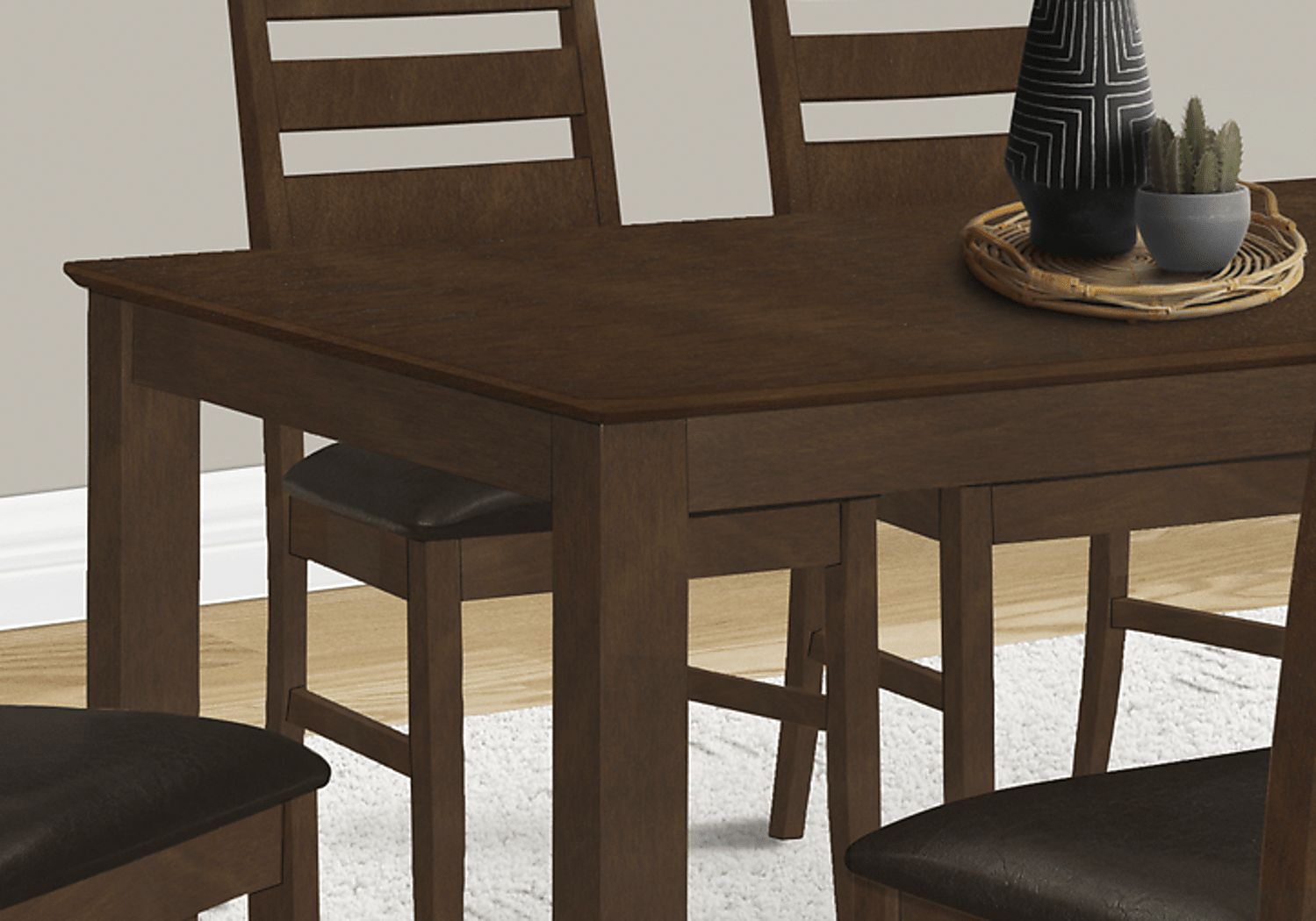 Thiac Brown Dark Wood Dining Table | Rooms to Go