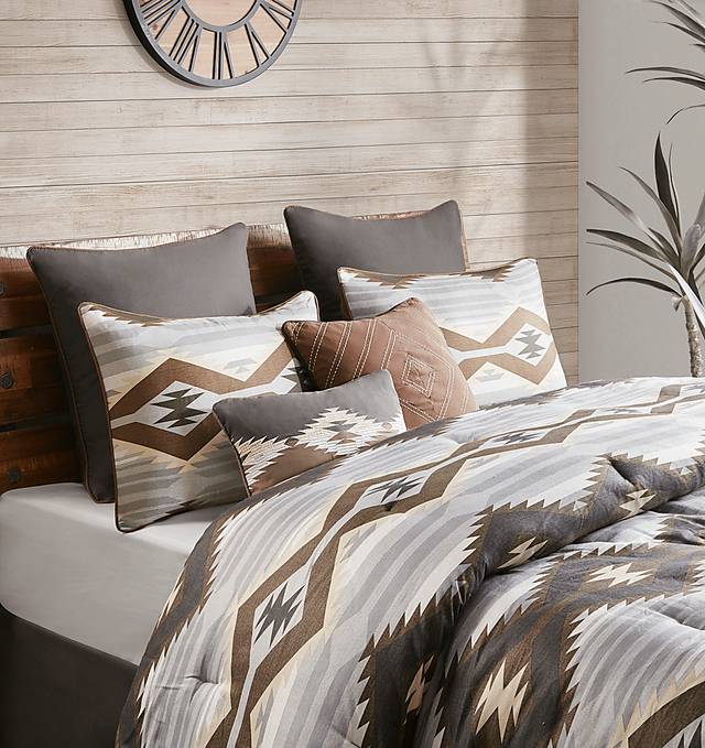 Thibodeaux Gray Full Comforter Set - Thumbnail - Image 5