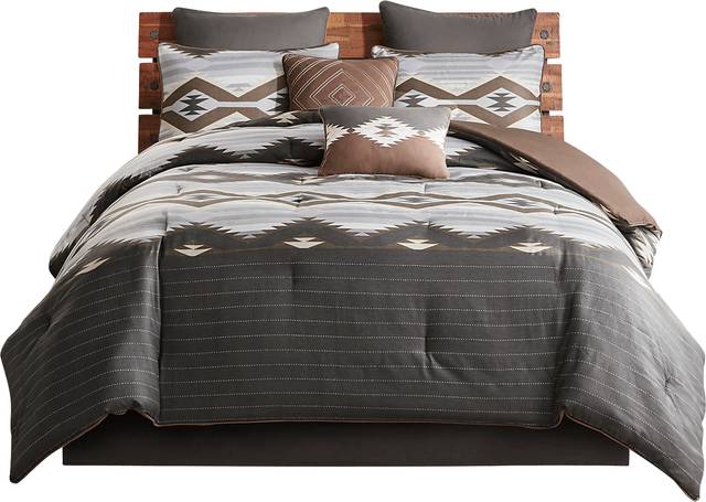 Thibodeaux Gray Full Comforter Set - Thumbnail - Image 7