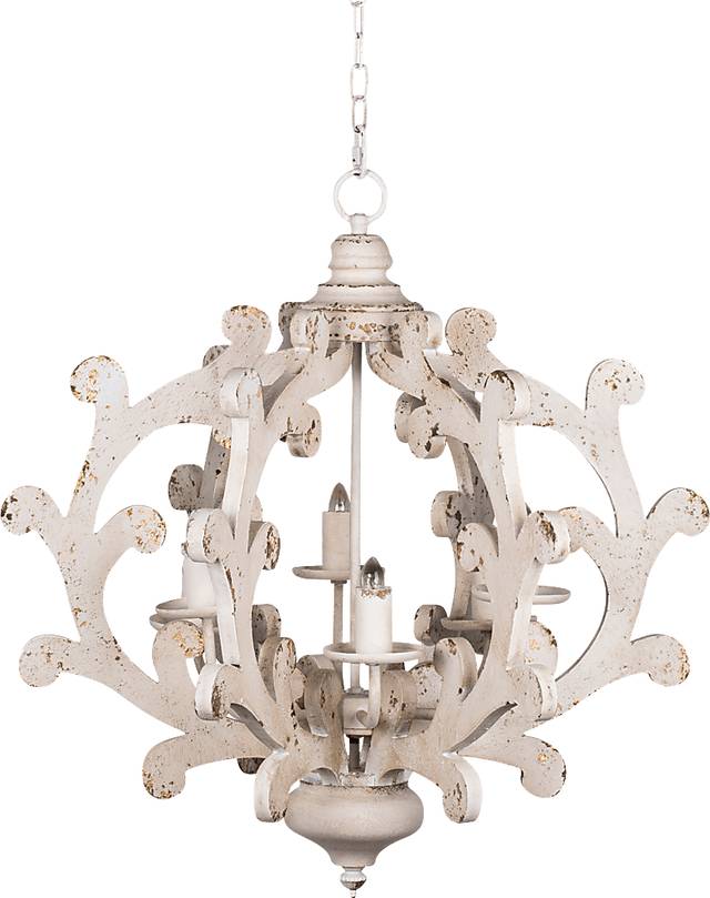 Thicket Cay White Chandelier - Thumbnail - Image 1