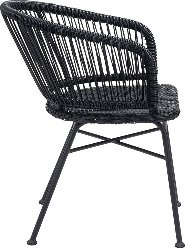 Thimbersky Black Side Chair, Set of 2 - Thumbnail - Image 3