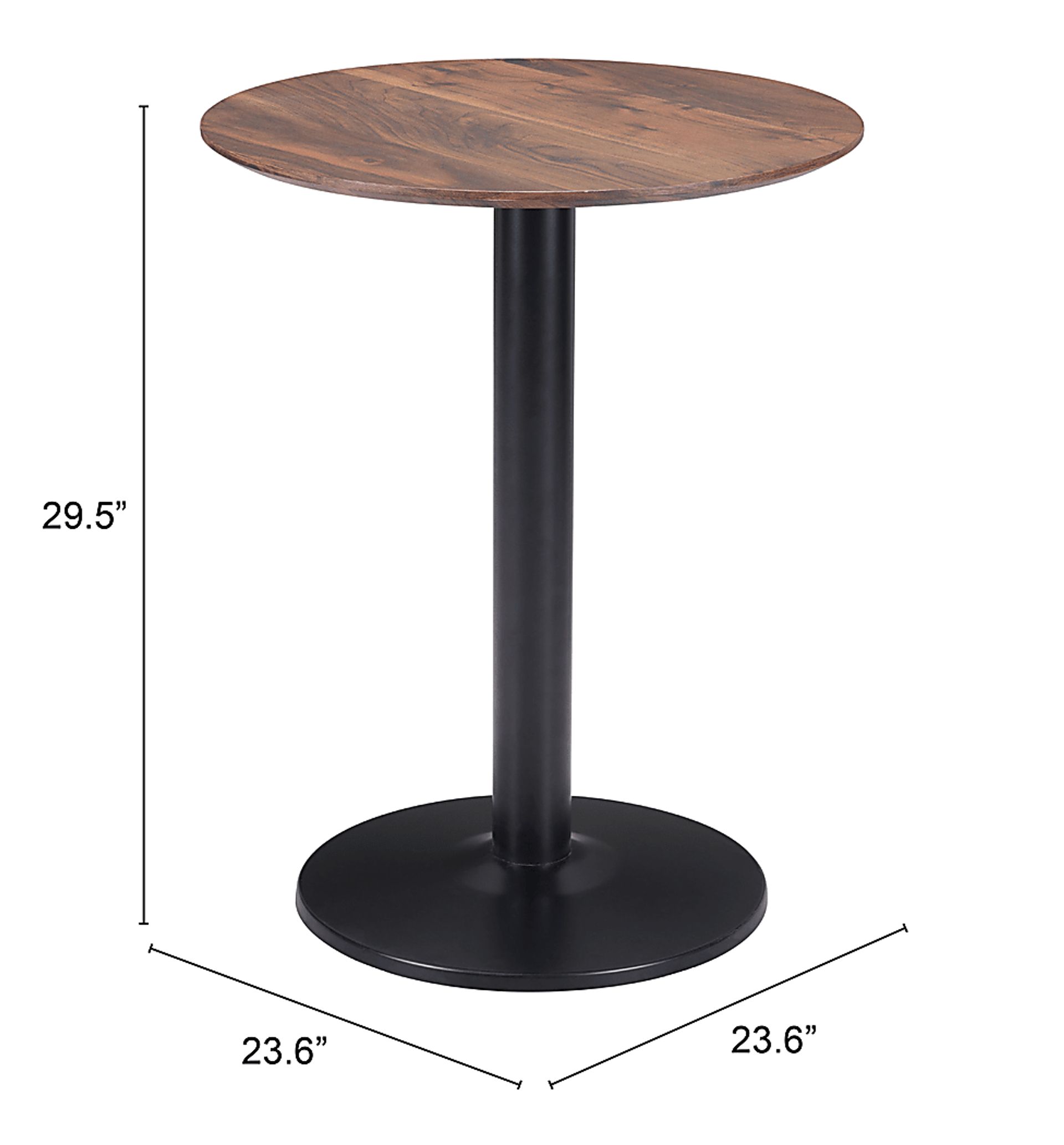 Thisbe Black Bistro Table - Image 7