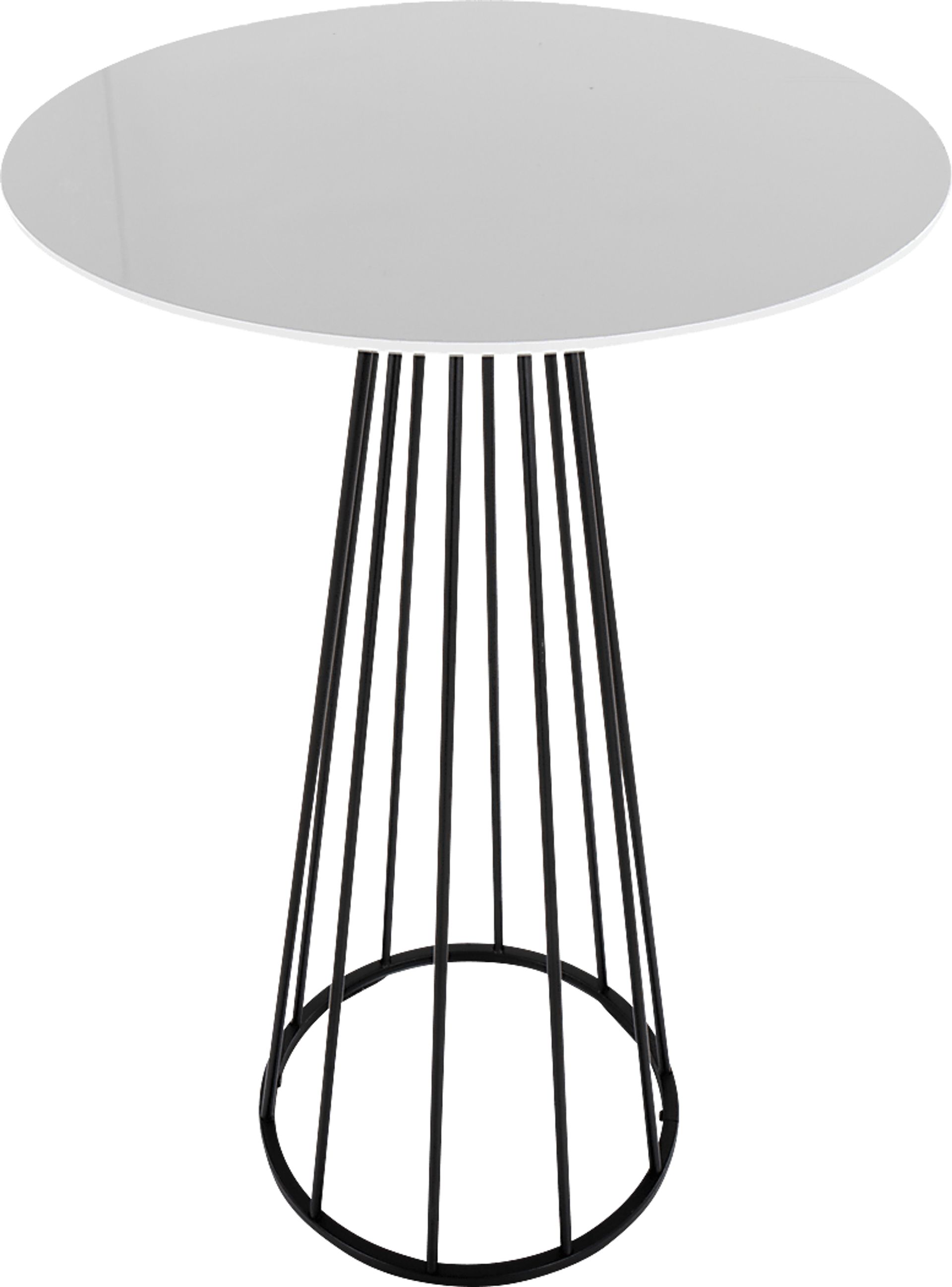 Thissa II White Bar Height Table - Image 4