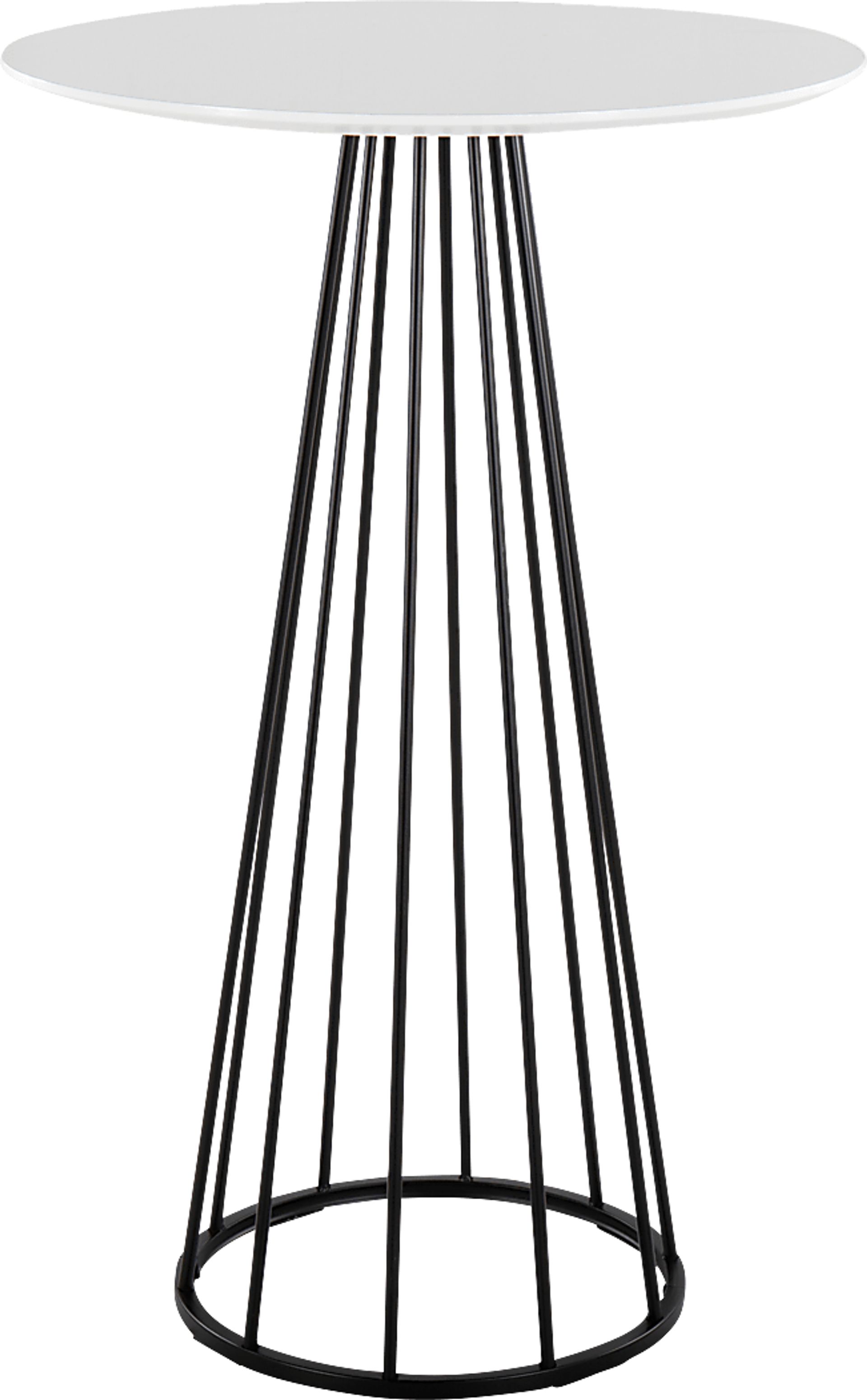 Thissa II White Bar Height Table - Image 1