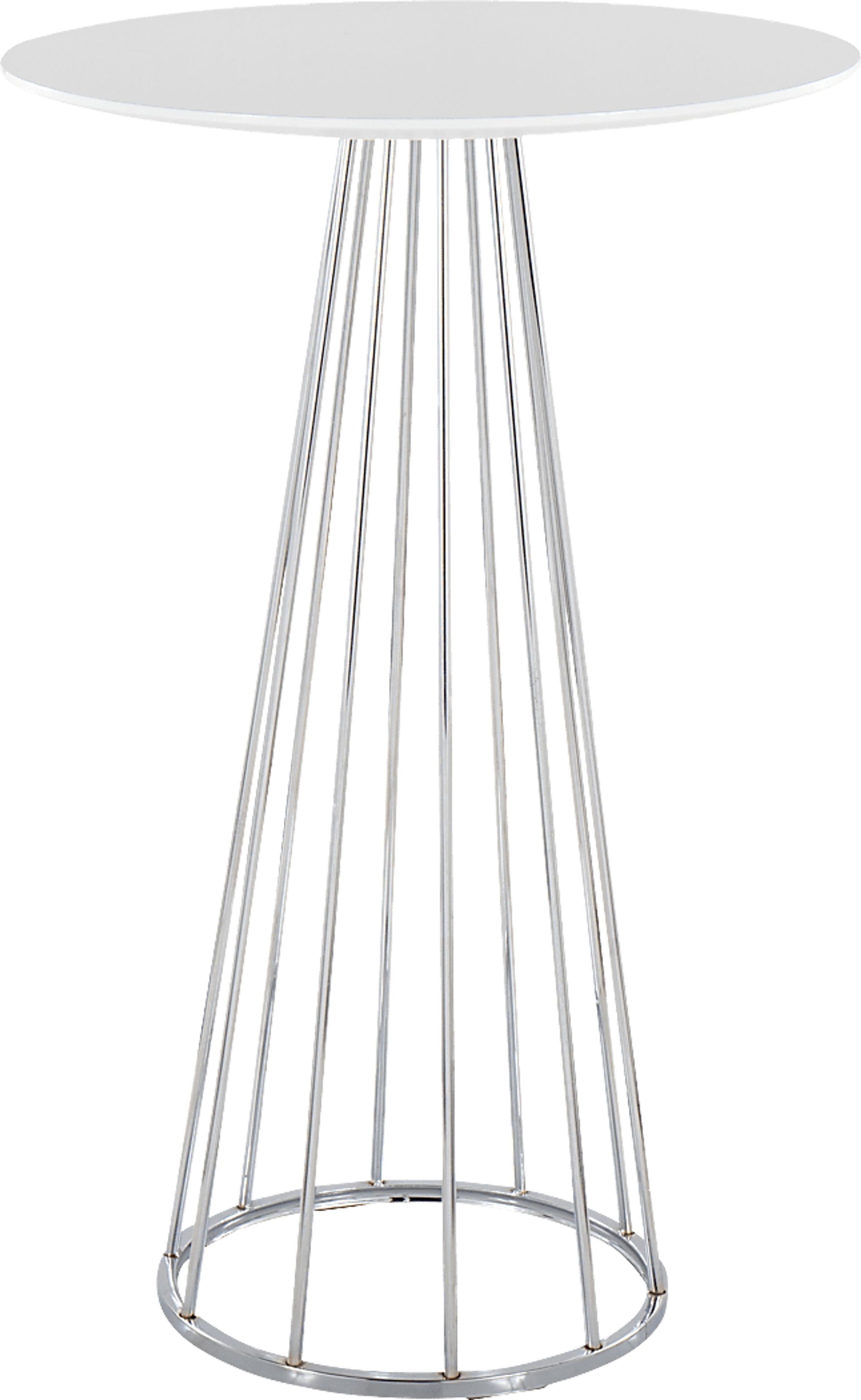 Thissa III White Bar Height Table - Image 1