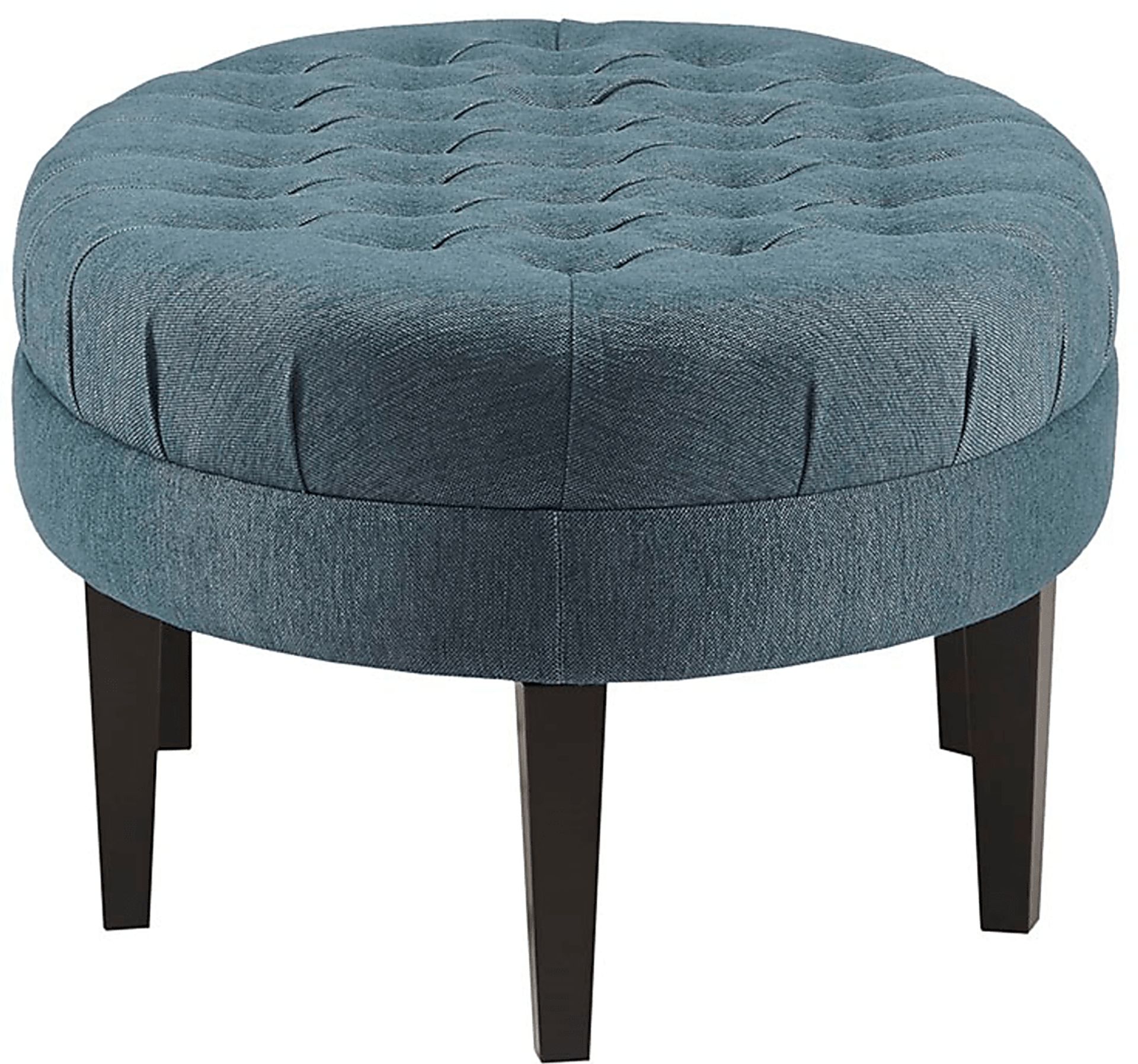 Thistlecroft Blue Ottoman - Image 3