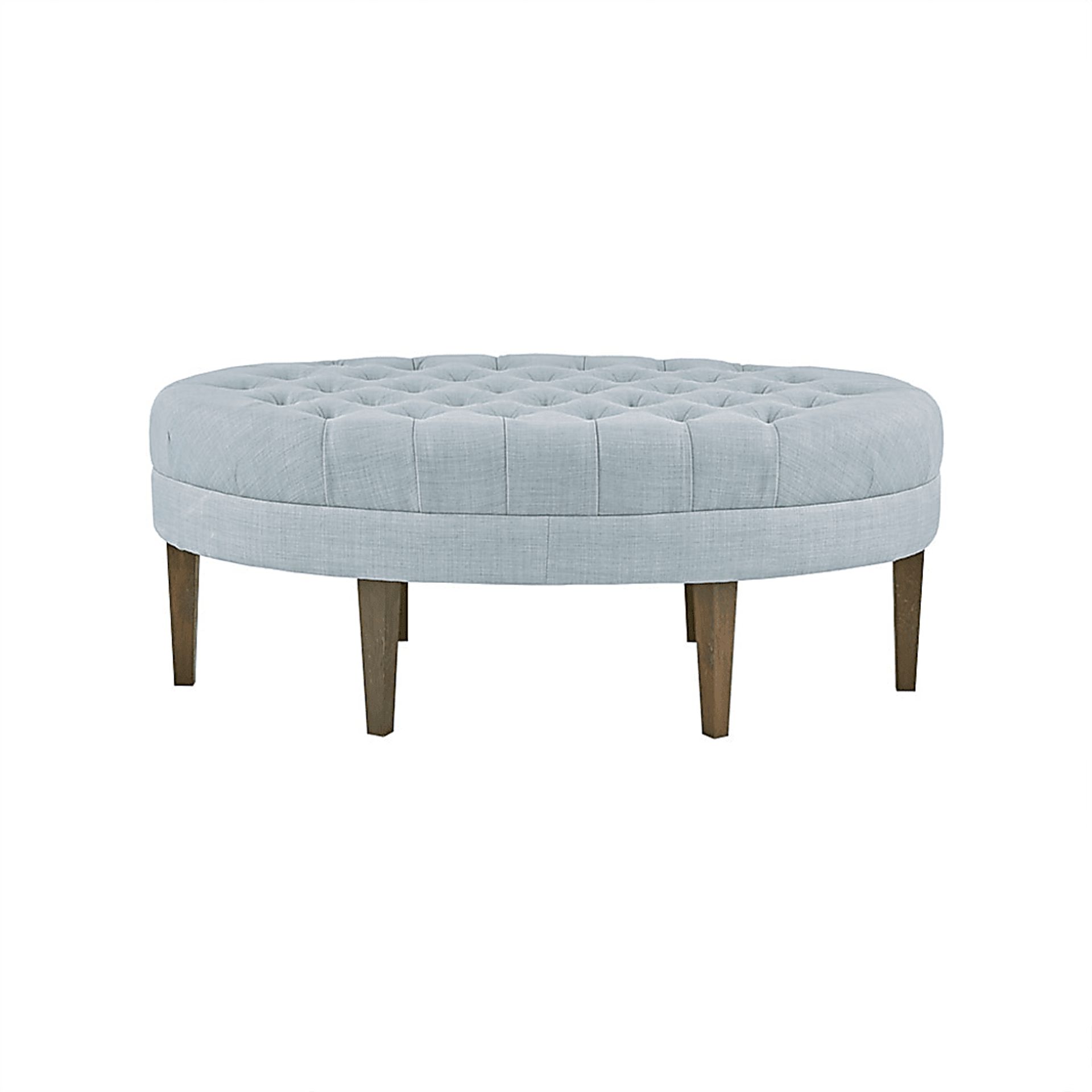 Thistlecroft Blue Ottoman - Image 2