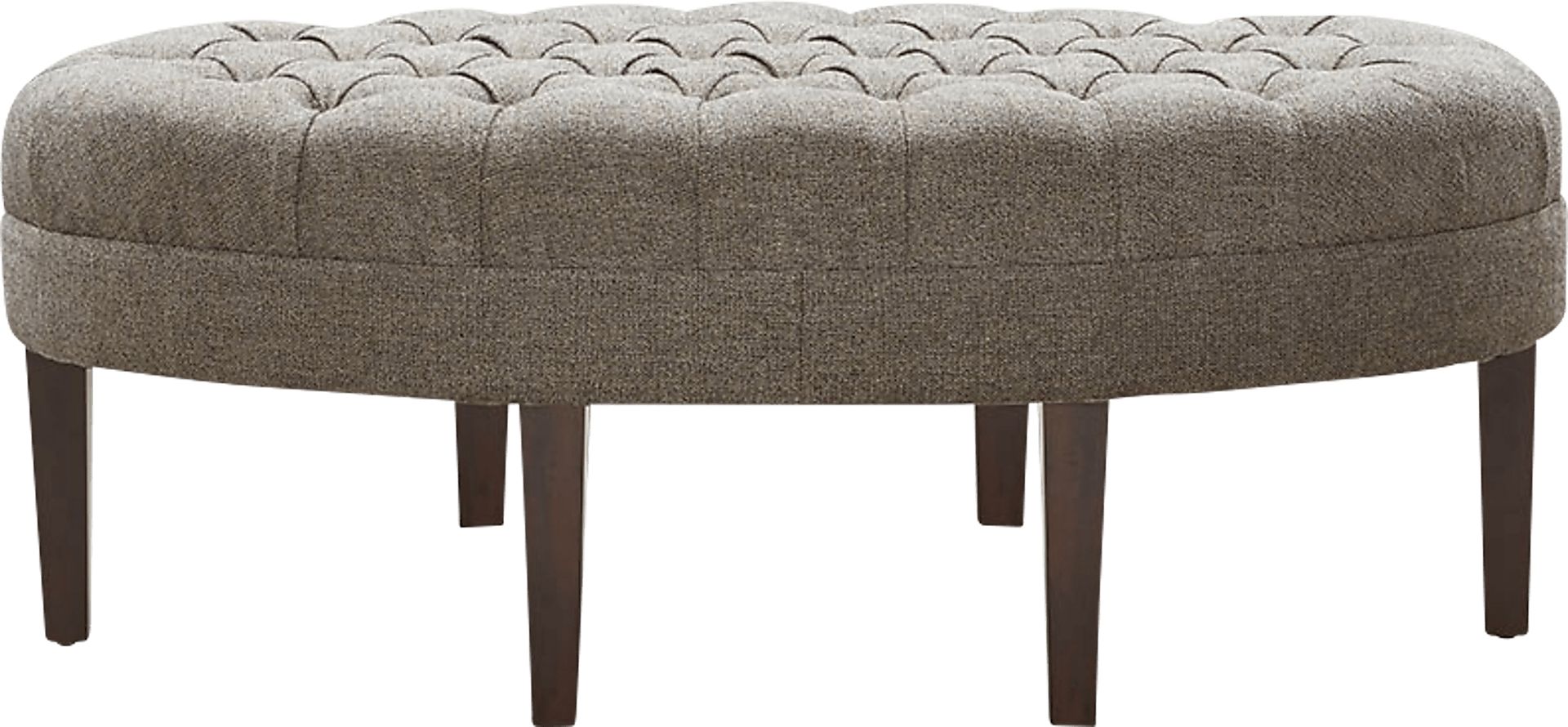 Thistlecroft Brown Ottoman - Image 1