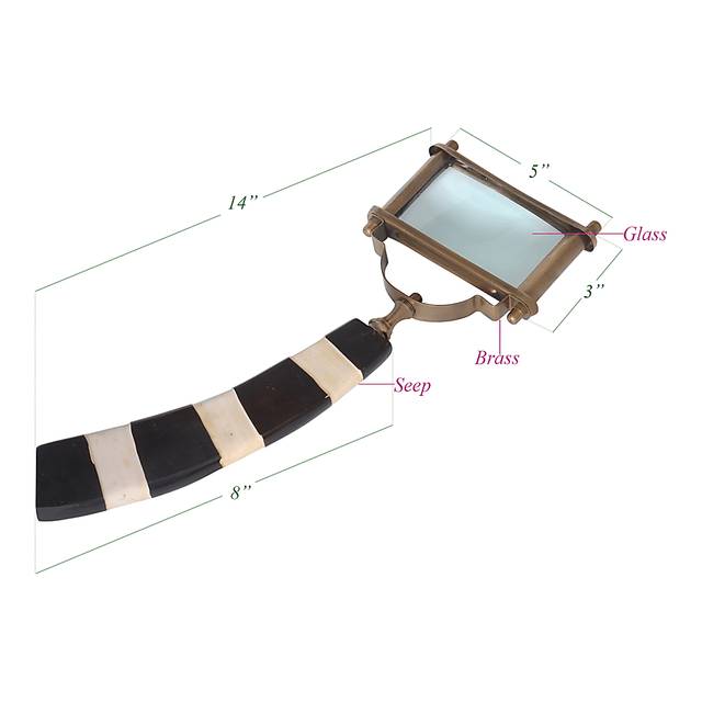 Thistleglen Brown Magnifying Glass - Thumbnail - Image 2