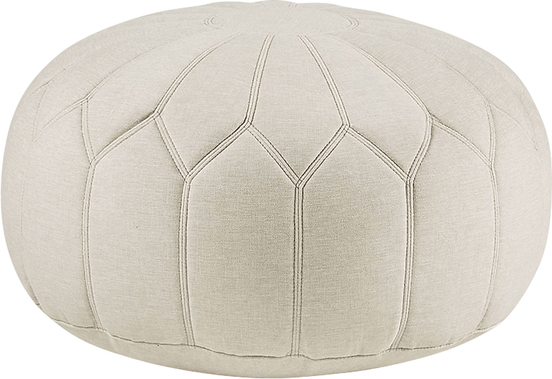 Thistlemont Beige Ottoman - Image 1