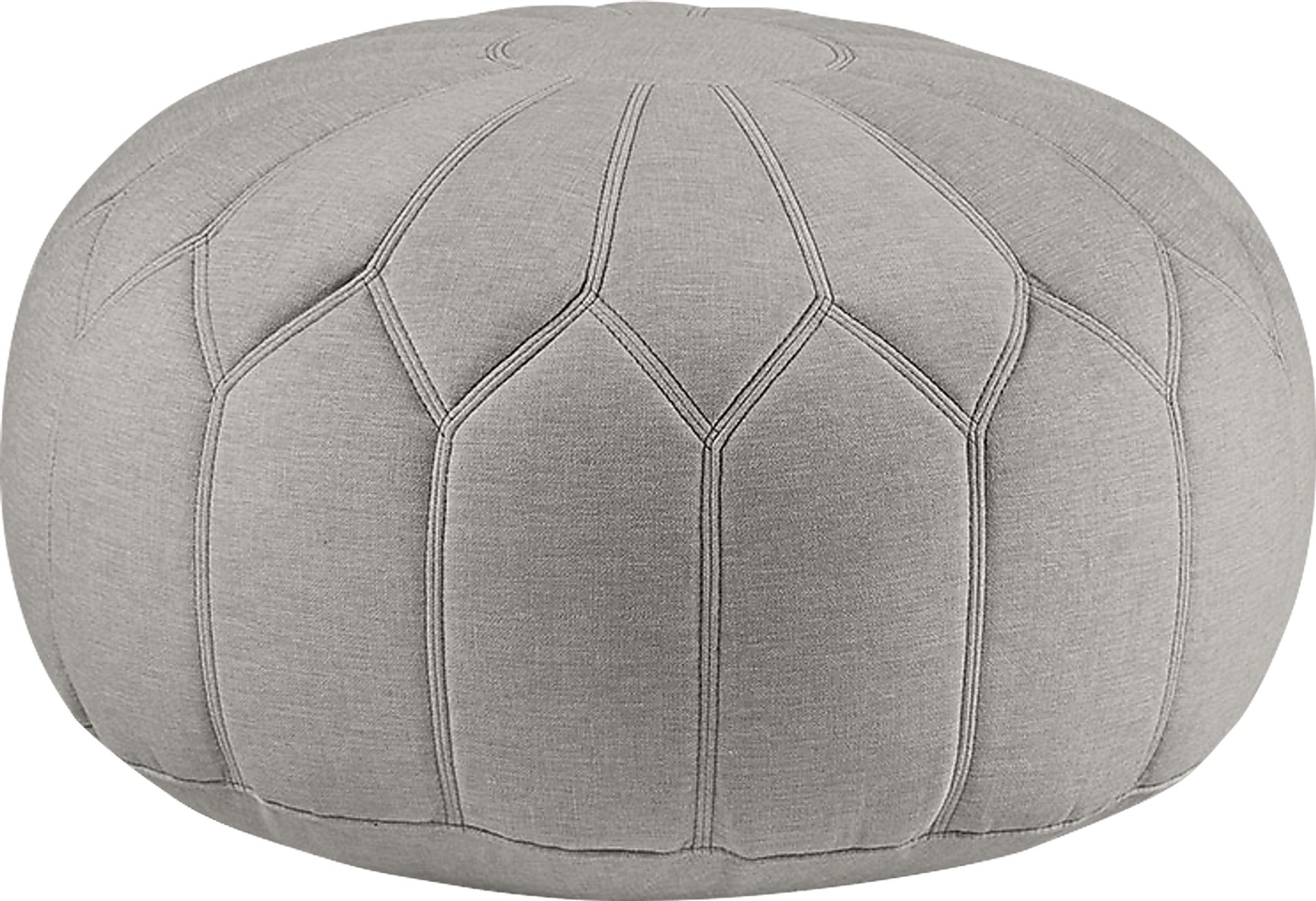Thistlemont Gray Ottoman - Image 1