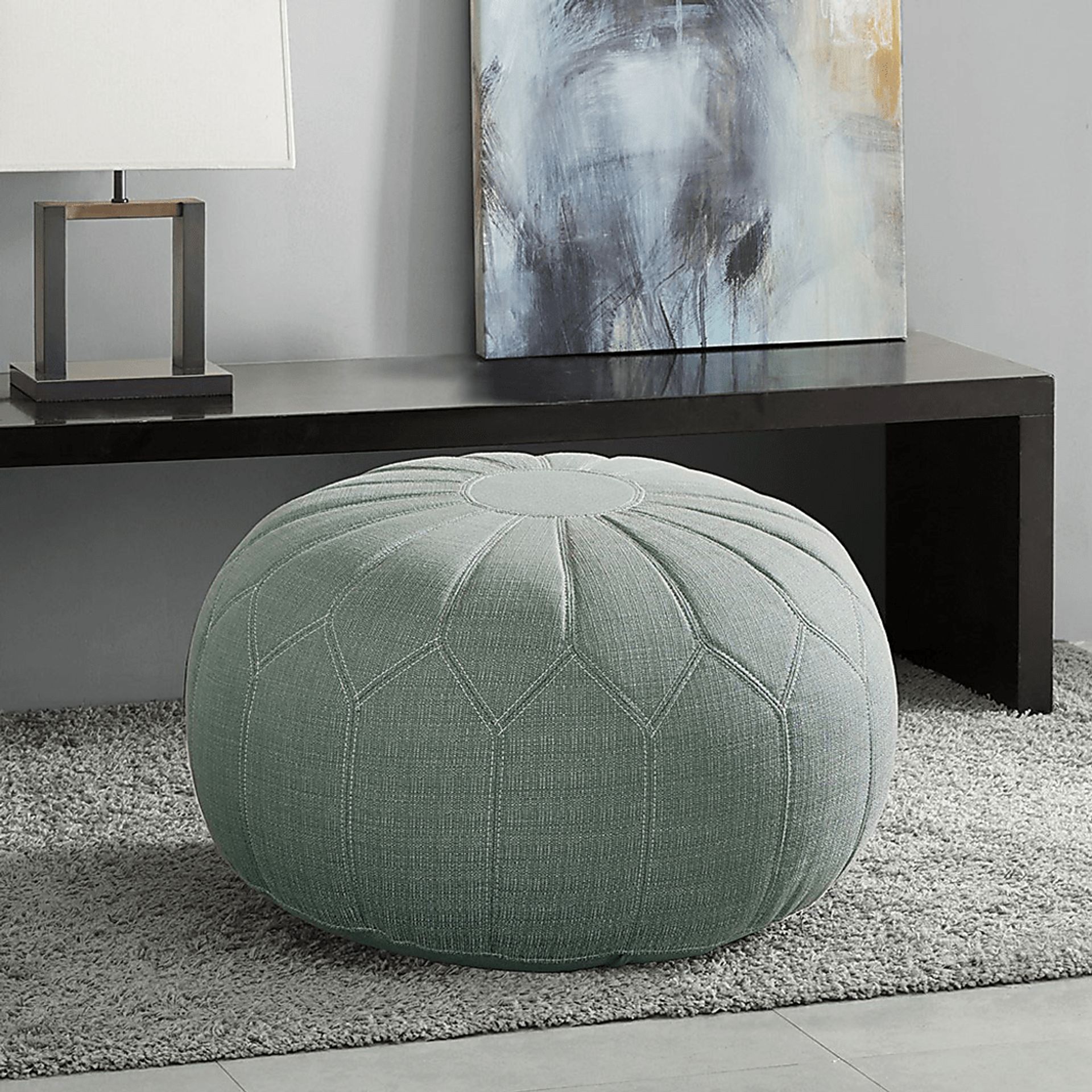 Thistlemont Green Ottoman - Image 3