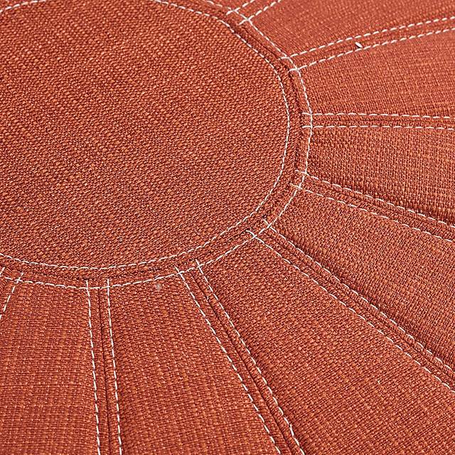 Thistlemont Orange Ottoman - Thumbnail - Image 2