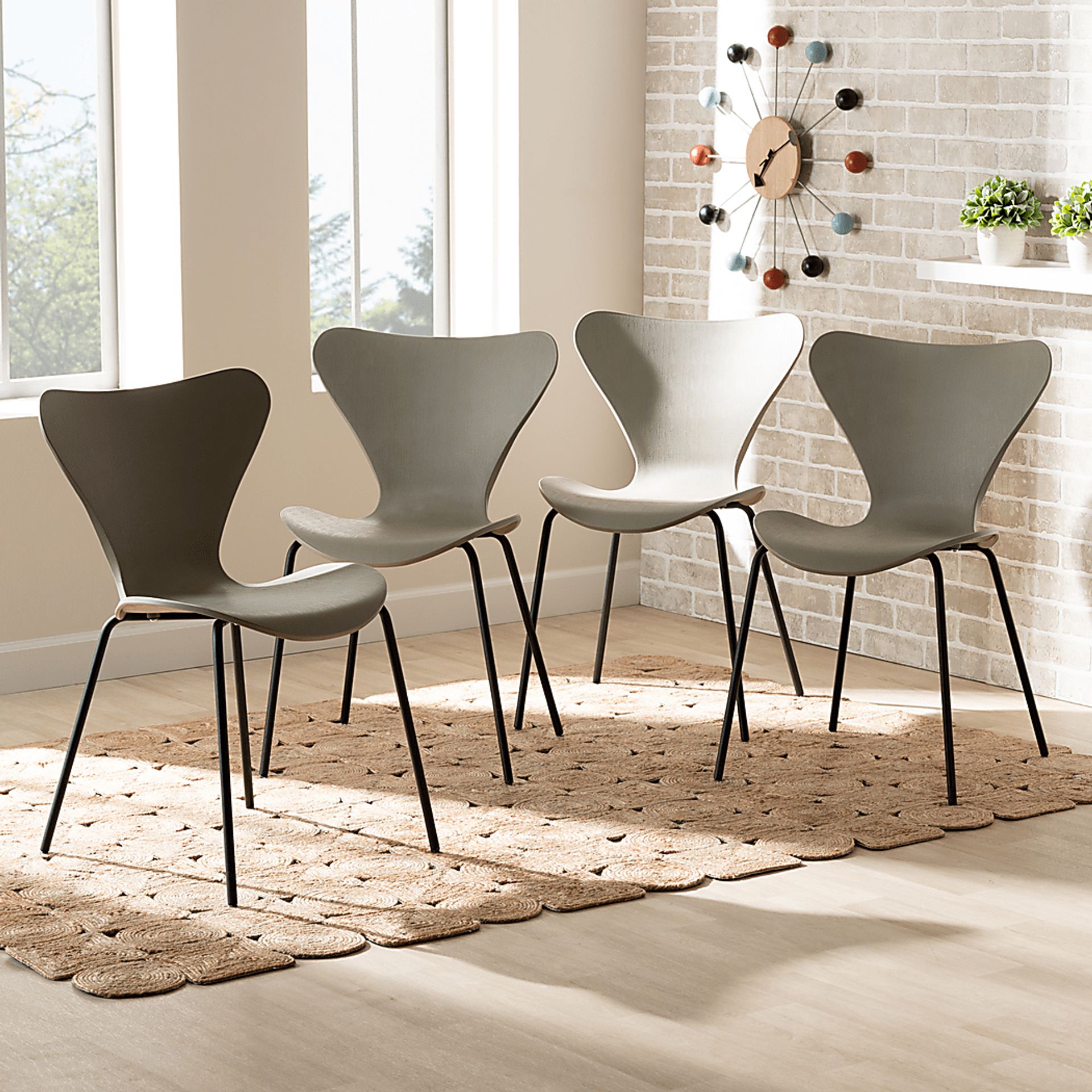 Thistlewood Beige Side Chair, Set of 4 - Image 2