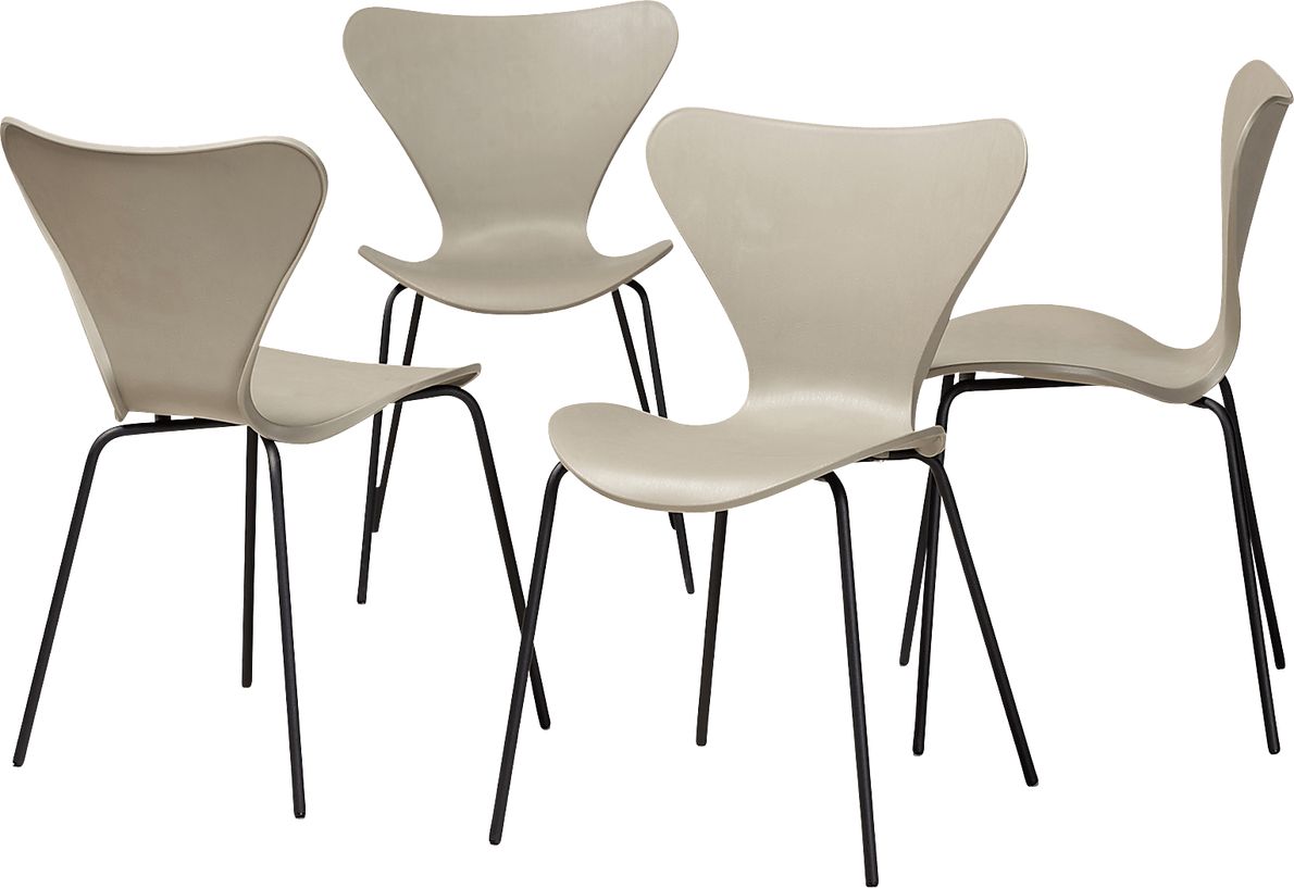 Thistlewood Beige Side Chair Set of 4
