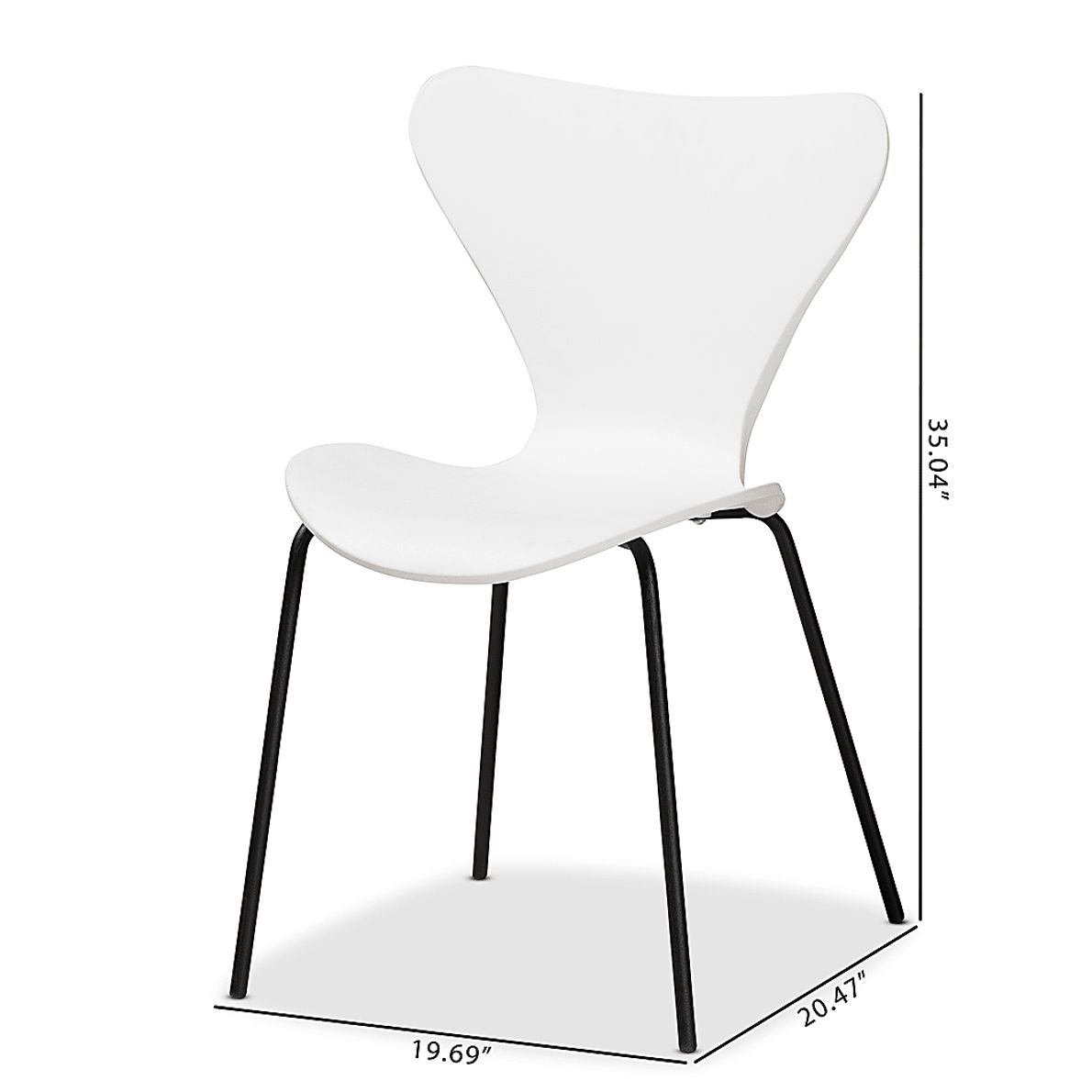 Thistlewood White Side Chair Set of 4