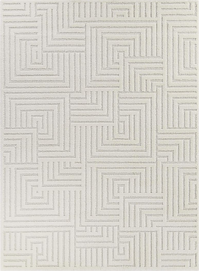 Thorm Cream 5'3 x 7' Area Rug