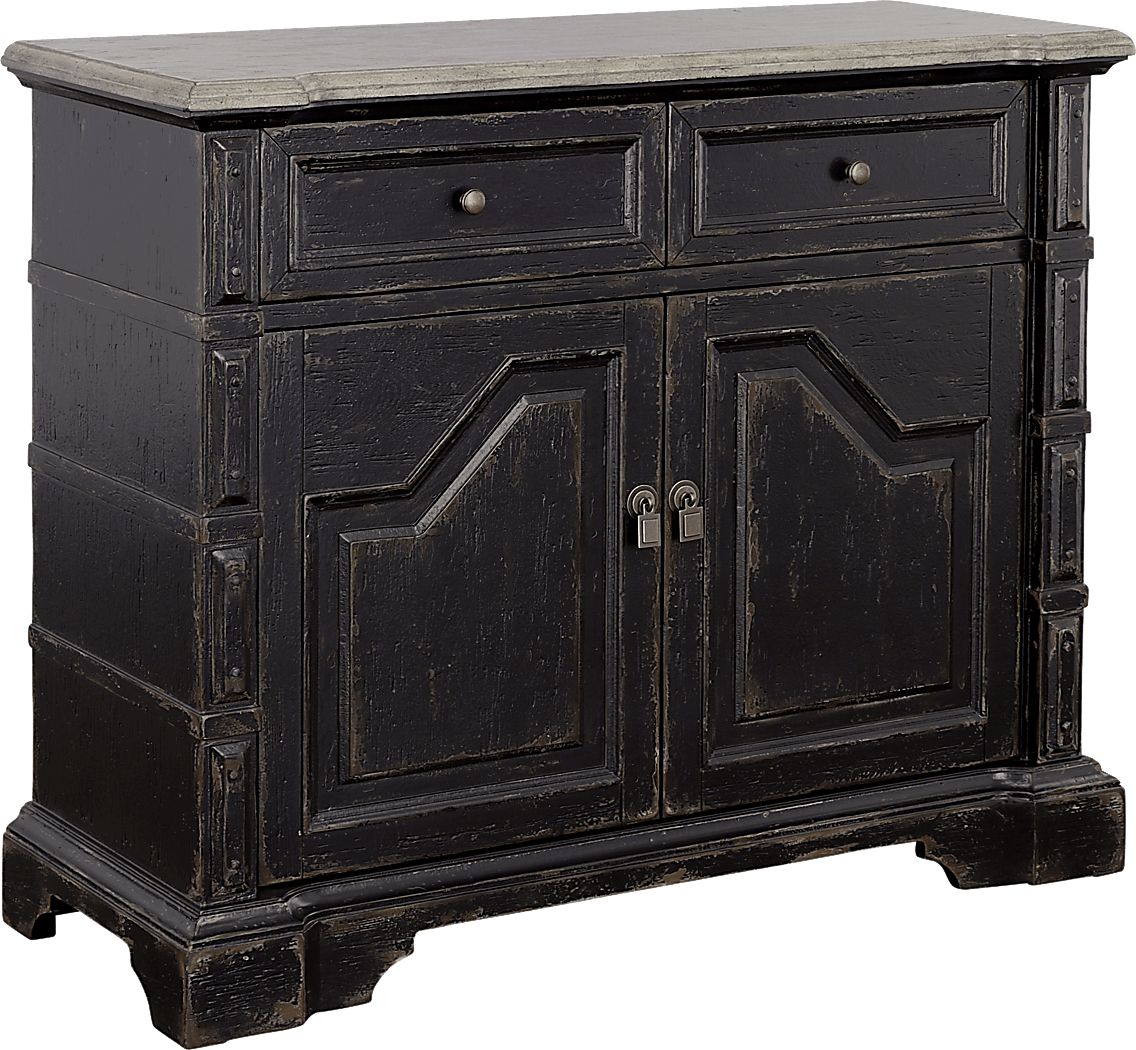 Thornbird Black Accent Cabinet