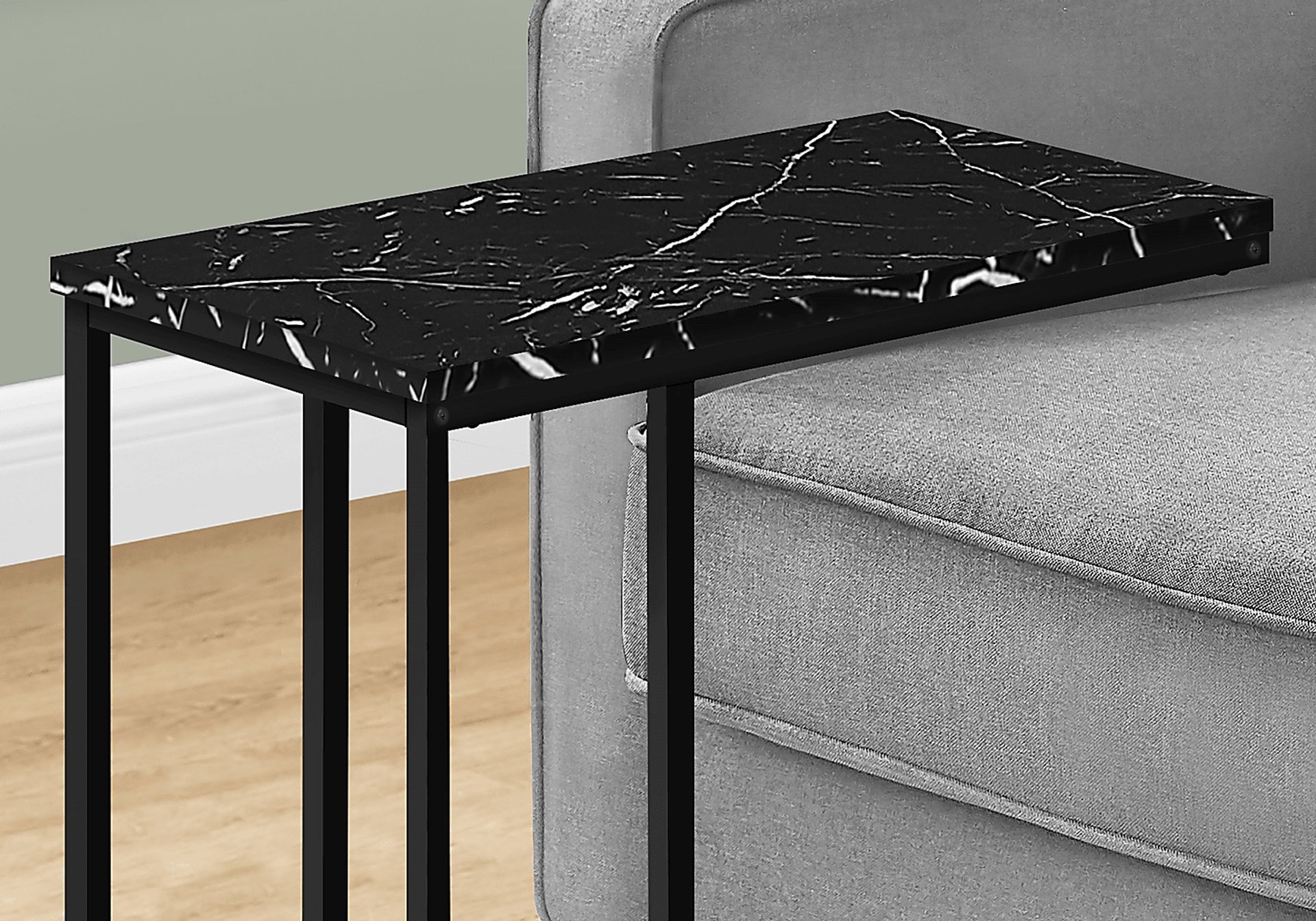 Thornewood Black Marble Side Table - Image 2