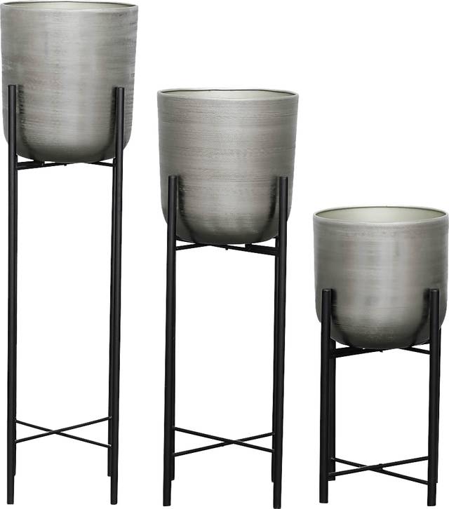 Thorntonwood Gray Planter, Set of 3 - Thumbnail - Image 1