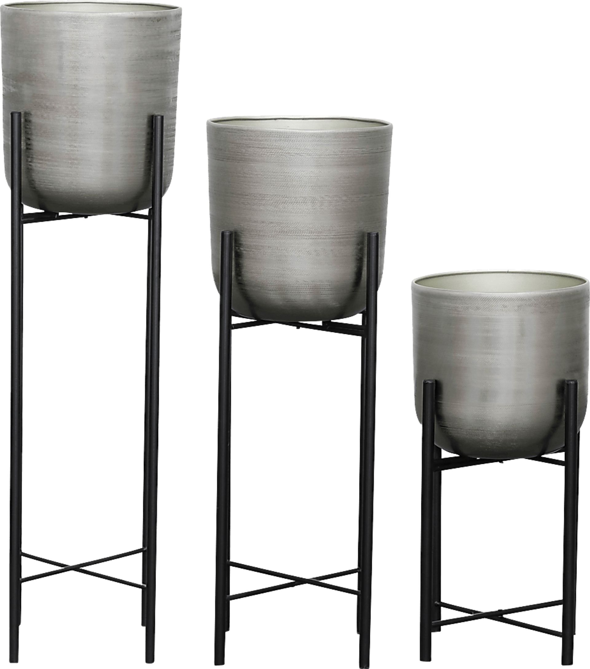 Thorntonwood Gray Planter, Set of 3 - Image 1