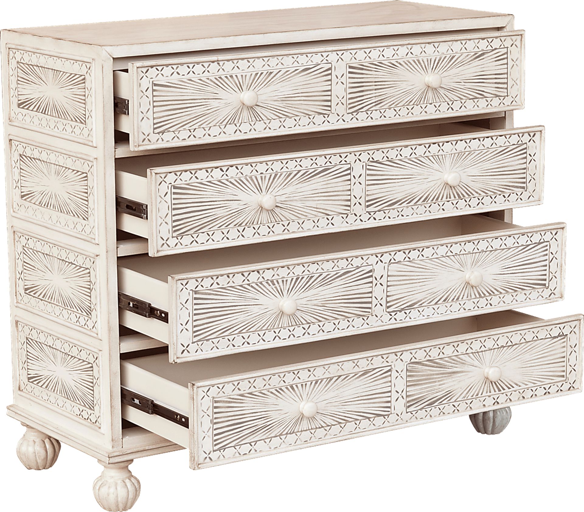 Thornwell White Accent Cabinet - Image 2