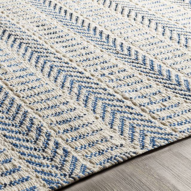 Thorpshire Blue 8' x 10' Rug - Thumbnail - Image 4