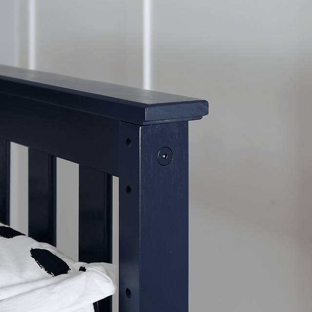 Kids Thorsten Blue Twin/Twin Low Bunk Bed with Gray Tent - Thumbnail - Image 5