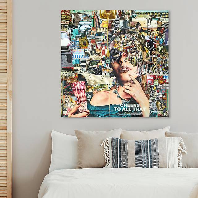 Thoughts Of Beauty Green Artwork - Thumbnail - Image 3