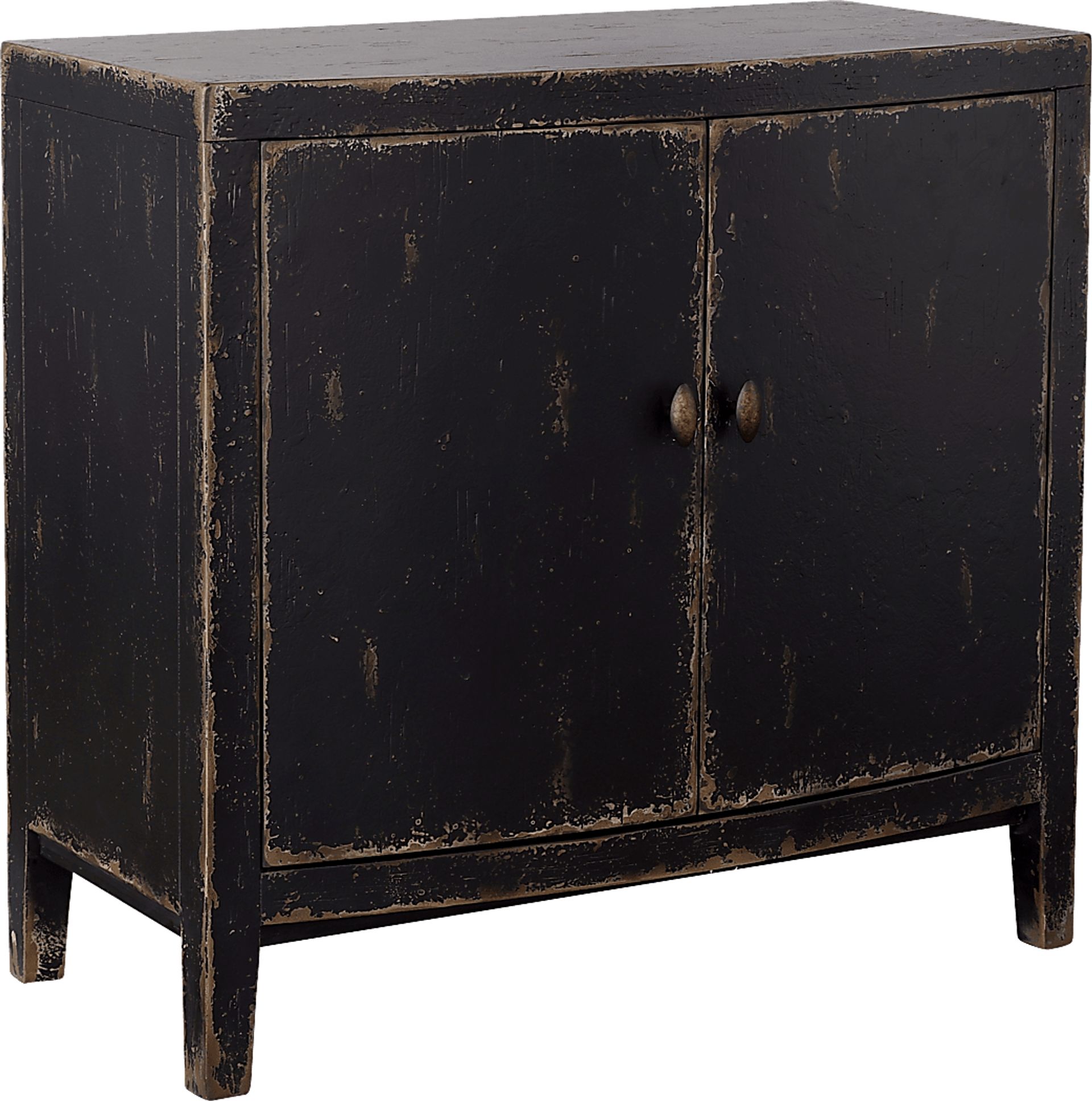 Thrall Black Accent Cabinet - Image 1