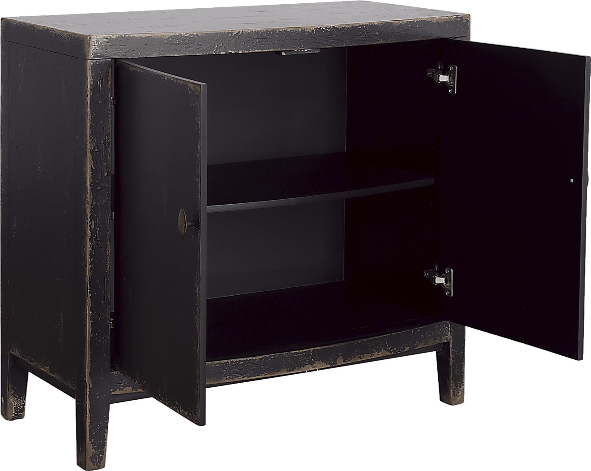 Thrall Black Accent Cabinet - Image 4