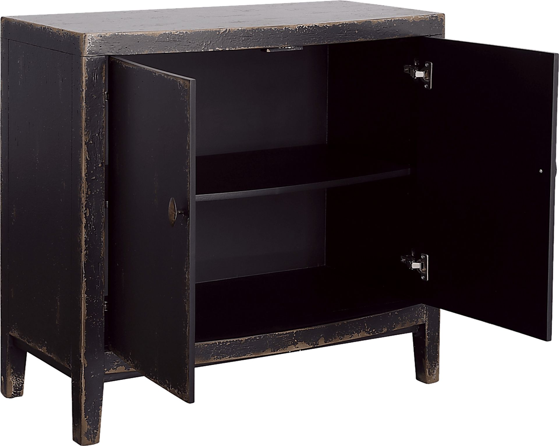 Thrall Black Accent Cabinet - Image 4