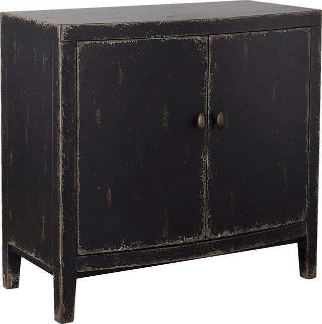 Thrall Black Accent Cabinet - Thumbnail - Image 1