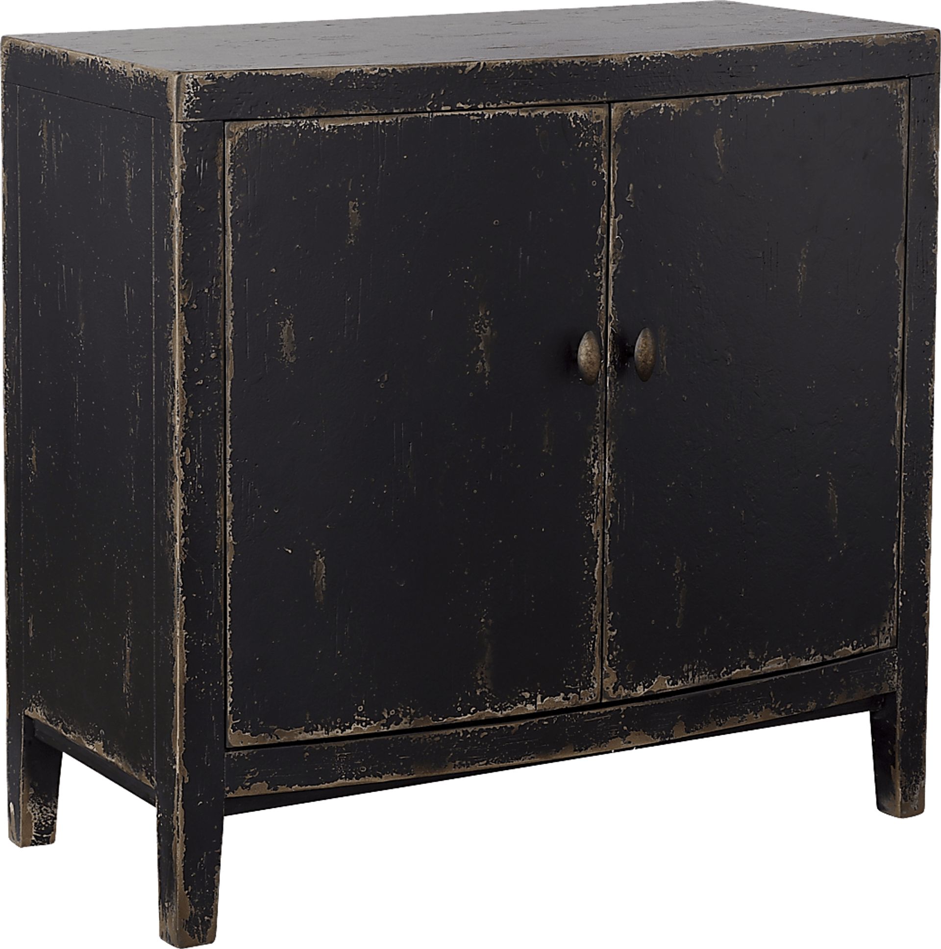Thrall Black Accent Cabinet - Image 1