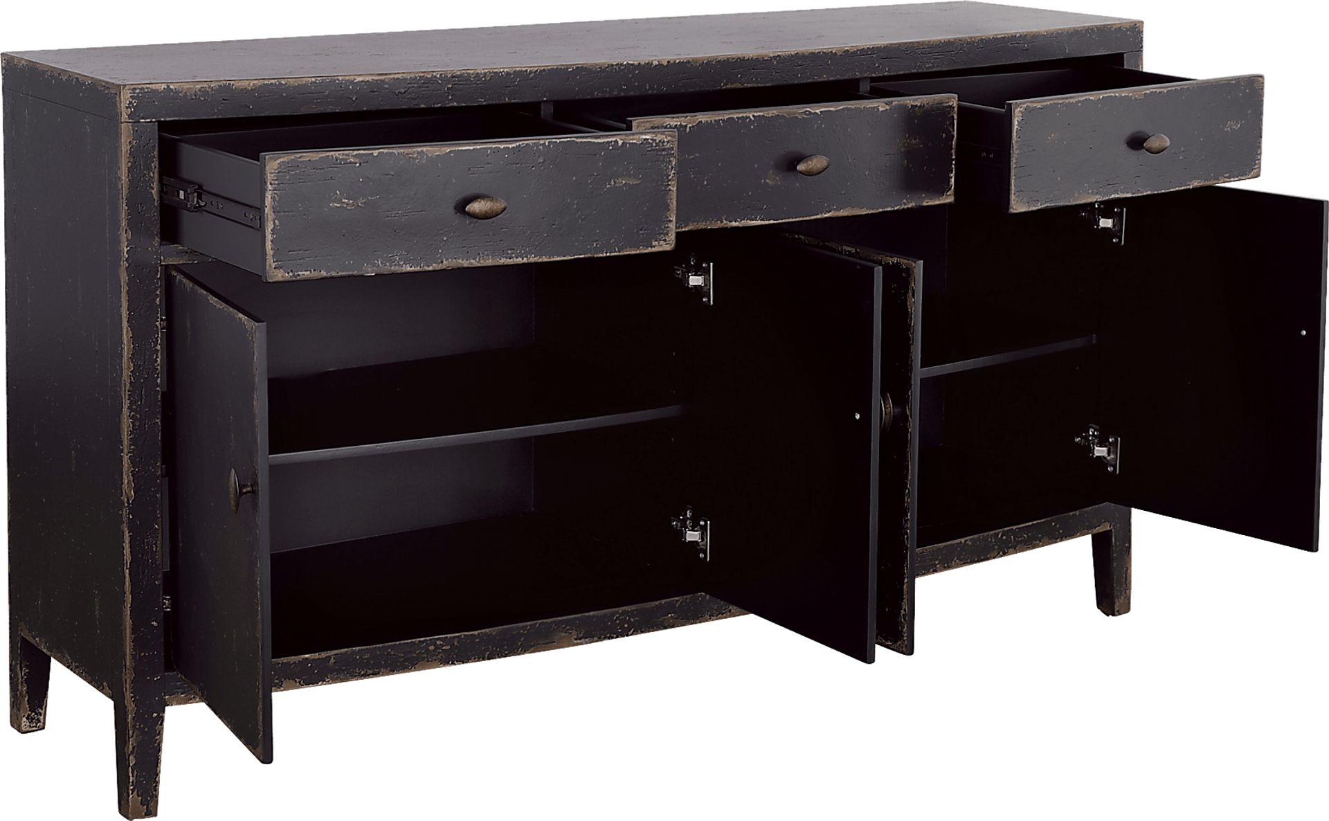 Thrall II Black Credenza - Image 5
