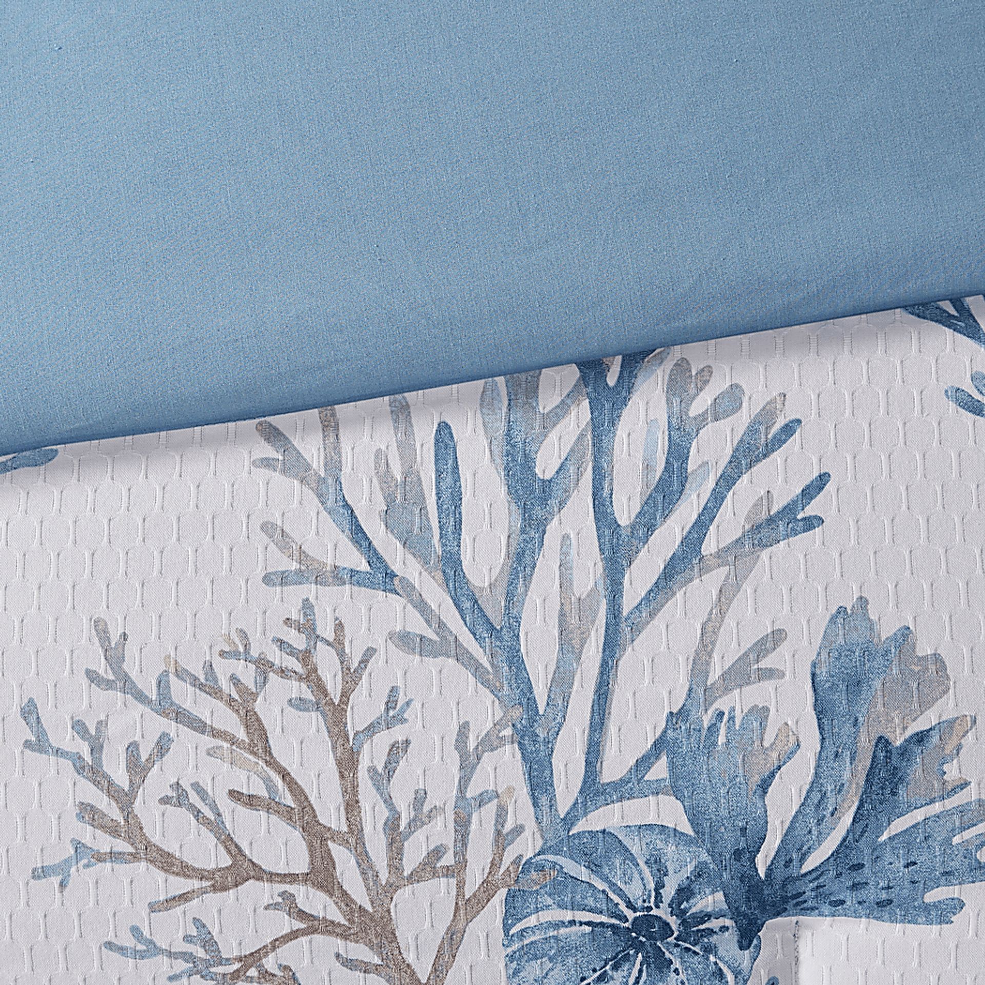 Threeawn Blue 6 Pc King Comforter Set - Image 11