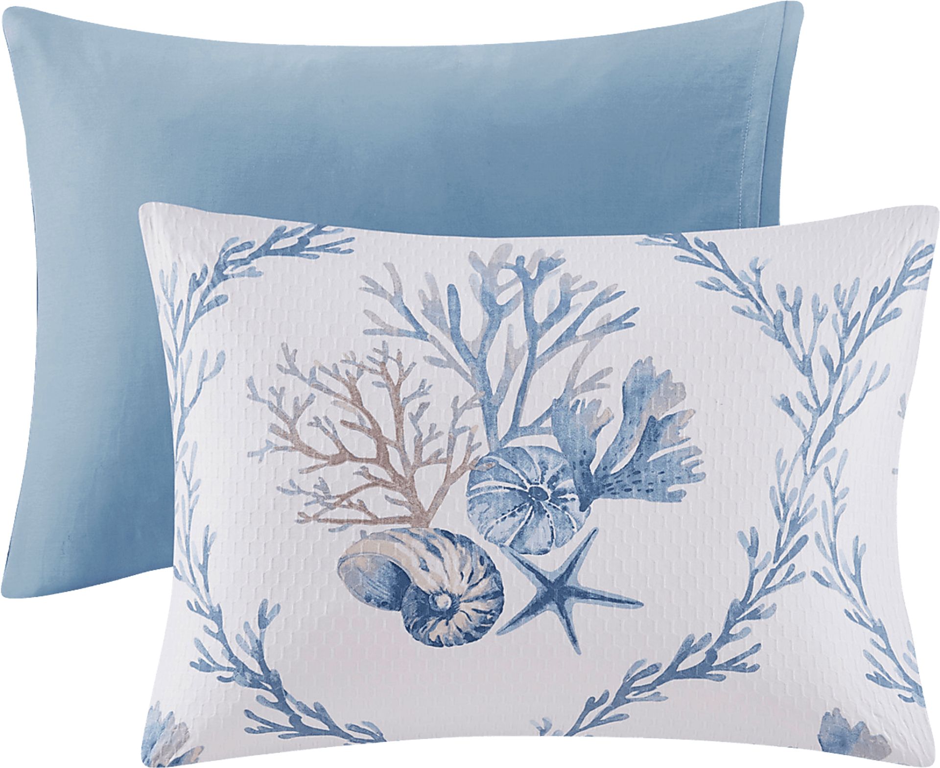 Threeawn Blue 6 Pc King Comforter Set - Image 3