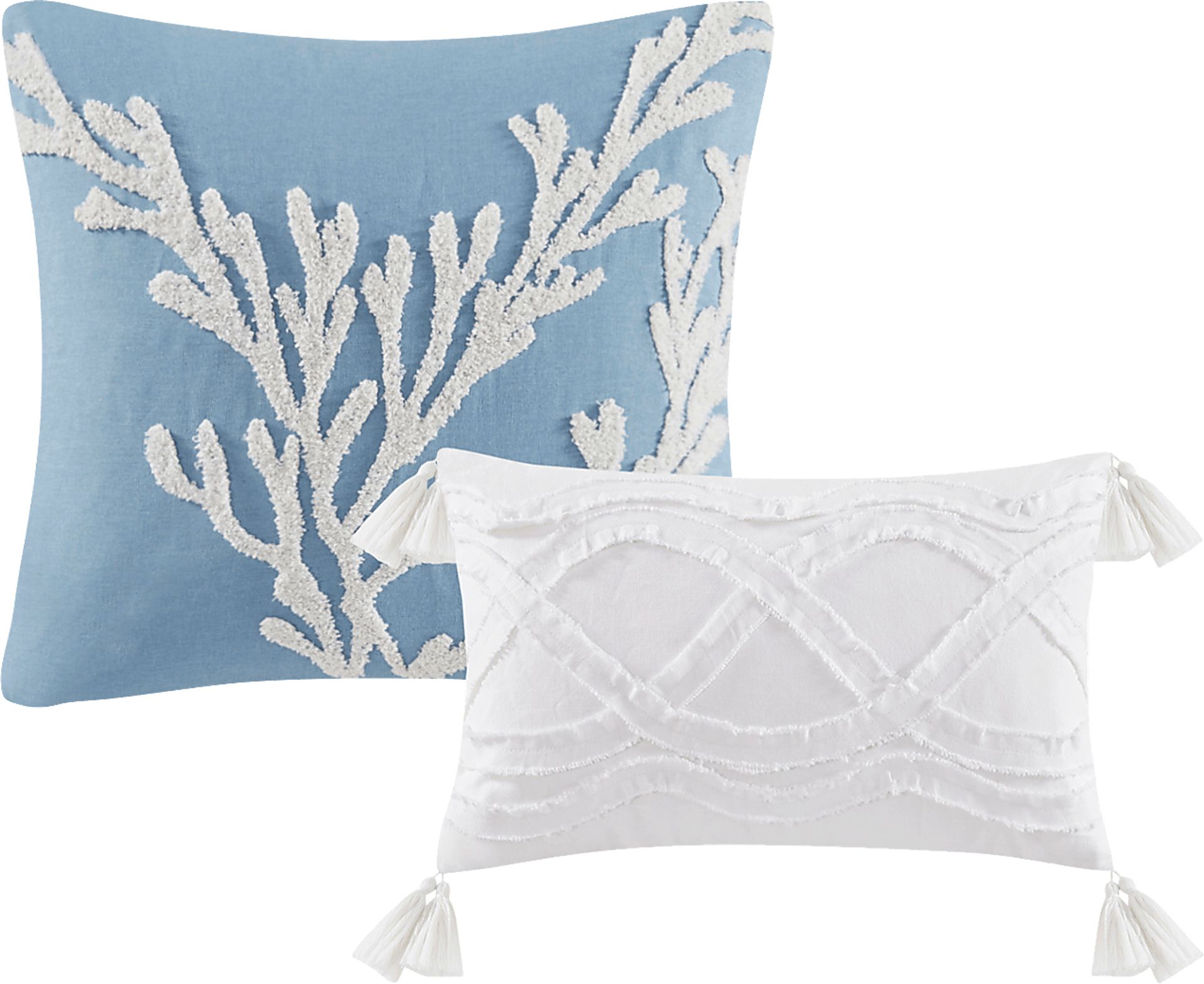 Threeawn Blue 6 Pc King Comforter Set - Image 6