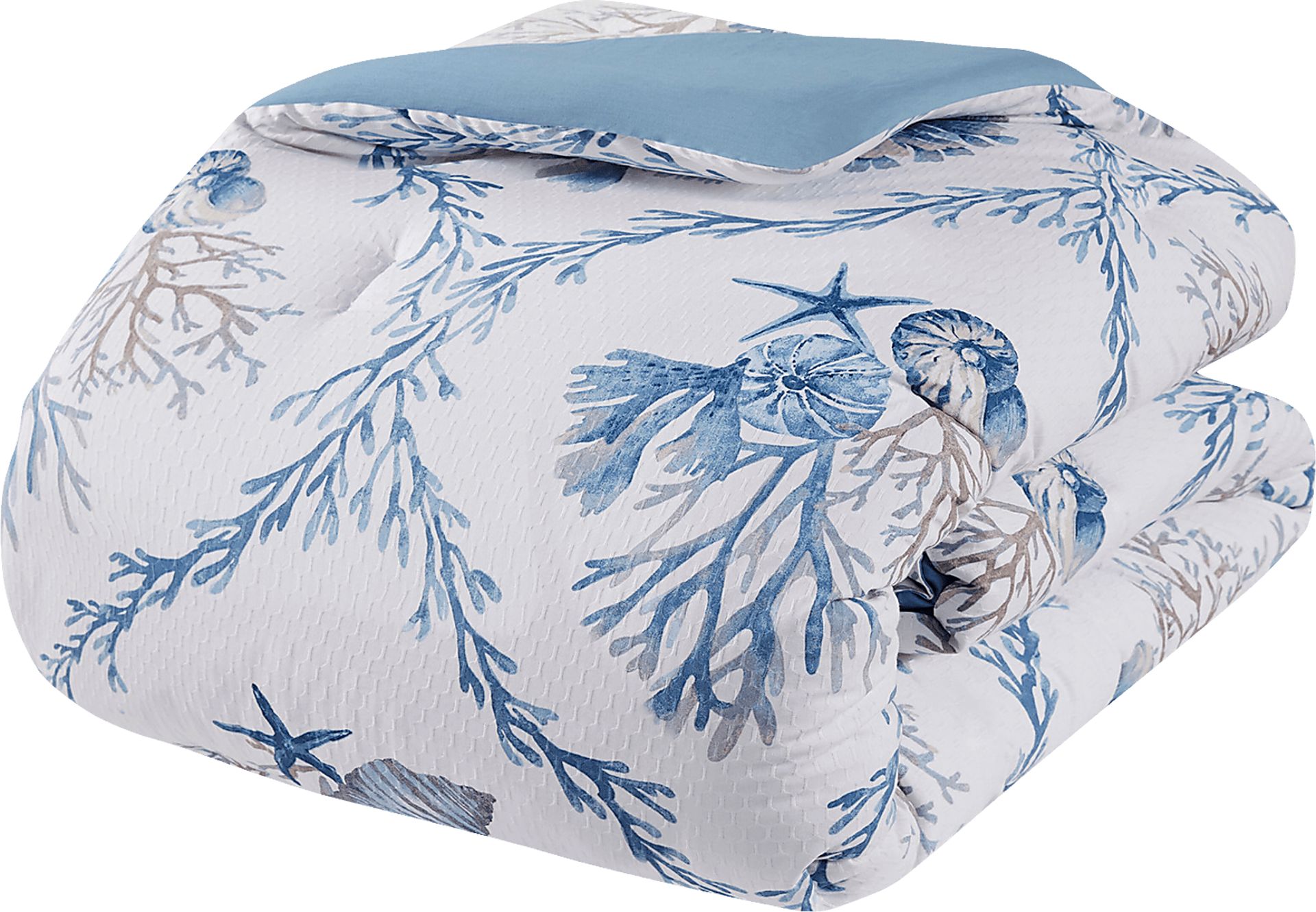 Threeawn Blue 6 Pc King Comforter Set - Image 7