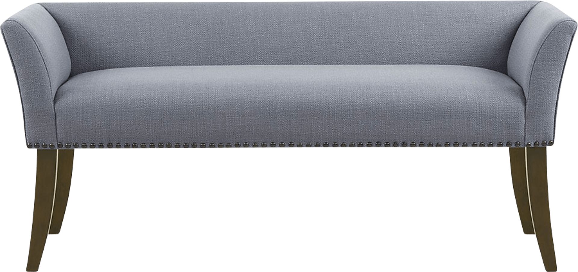 Threepine Blue Accent Bench - Image 2